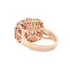 Image 3 : Rose Gold Diamond Cluster Ring