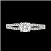 Image 1 : White Gold Split Shank Diamond Engagement Ring