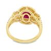 Image 4 : Yellow Gold Ruby & Diamond Ring
