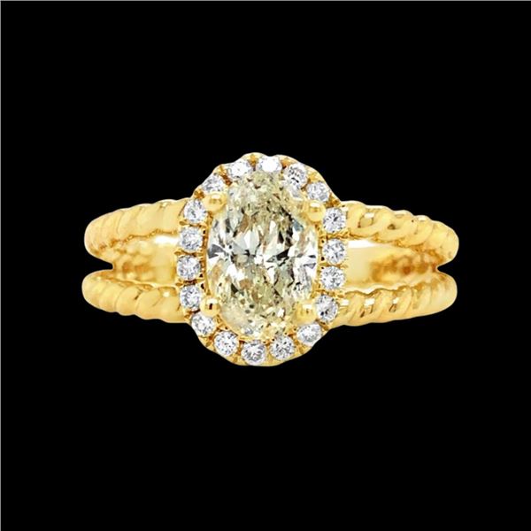 1.02 Carat Diamond Unity Ring Rope Design