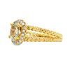 Image 3 : 1.02 Carat Diamond Unity Ring Rope Design