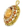 Image 2 : Citrine, Sapphire and Diamond Pendant