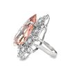 Image 4 : Morganite, Sapphire & Diamond Ring