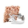 Image 4 : Two-Tone Diamond Cluster Dress Ring