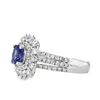 Image 2 : White Gold Tanzanite & Diamond Ring