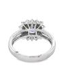 Image 3 : White Gold Tanzanite & Diamond Ring