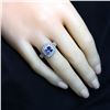 Image 4 : White Gold Tanzanite & Diamond Ring
