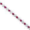 Image 3 : Ruby & Diamond Line Bracelet