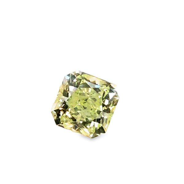 GIA 0.30CT Light Green/Yellow Loose Diamond