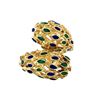 Image 1 : Yellow Gold Signed Mid Century Enamel Ring
