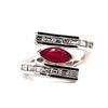 Image 1 : GIA Burmese Ruby & Diamond Ring