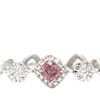 Image 3 : GIA Fancy Colored & Colorless Diamond Bracelet