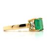 Image 2 : Colombian Emerald & Diamond Ring