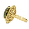 Image 3 : Yellow Gold Golden Beryl and Diamond Ring