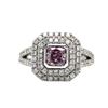 GIA Faint Pink Diamond Ring