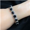 Image 5 : Black and White Diamond Bracelet