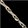 Fancy Diamond Yellow Gold Bracelet