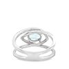 Image 3 : Aquamarine and Diamond Ring