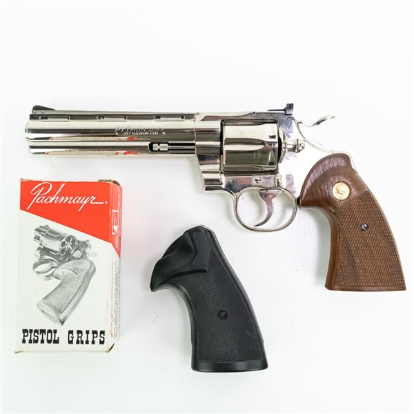 Colt Python .357mag 6" Nickel Revolver  V06060