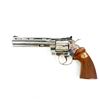Image 1 : Colt Nickel Python 357mag 6" Revolver   V34339
