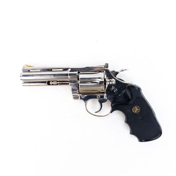 Colt Diamondback 38spl 4" Nickel Revolver   R13577