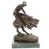 Image 8 : Frederick Remington Bronze Cowboy  "Rattlesnake"