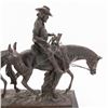 Image 11 : Cowboy Leading Pack Horse Chalkware Statue