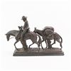 Image 13 : Cowboy Leading Pack Horse Chalkware Statue