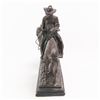 Image 14 : Cowboy Leading Pack Horse Chalkware Statue