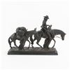 Image 8 : Cowboy Leading Pack Horse Chalkware Statue