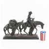 Image 9 : Cowboy Leading Pack Horse Chalkware Statue
