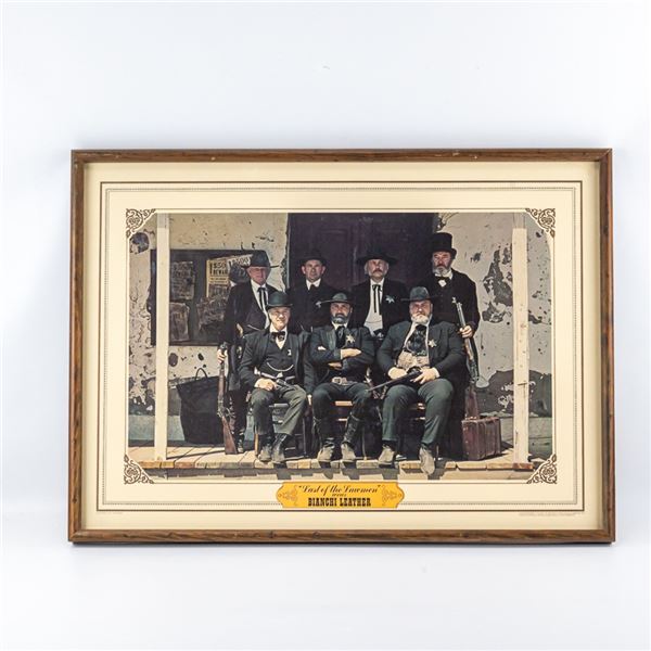 "Last of the Lawmen" Wear Bianchi Leather - Framed