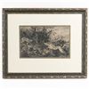 Image 1 : The Boar Hunt - Antique Etching