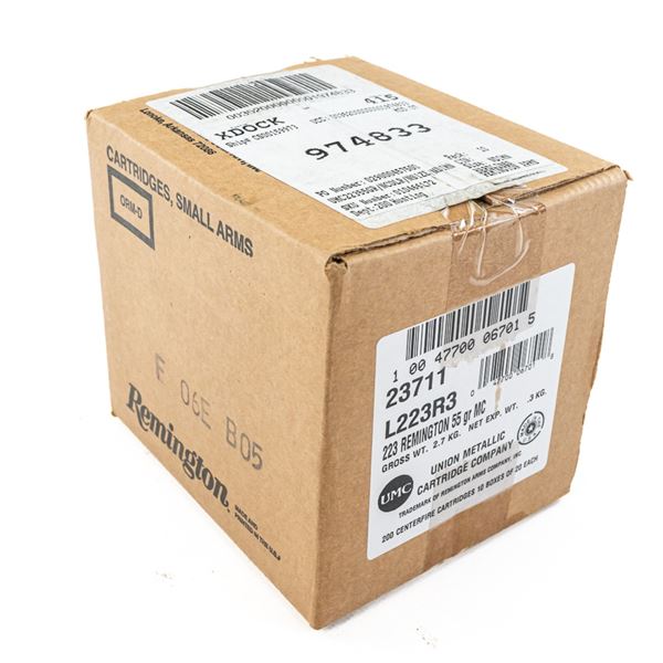 200rds NEW! Remington .223 Ammunition
