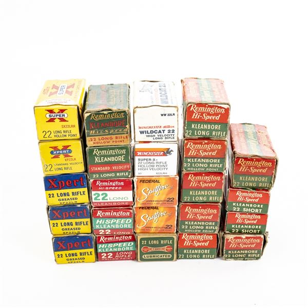Vintage Collector .22LR Ammunition Lot