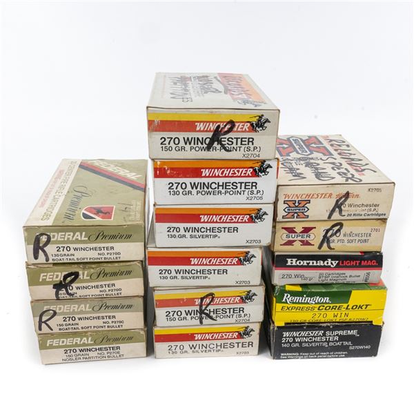 150+rds .270 Win Ammunition