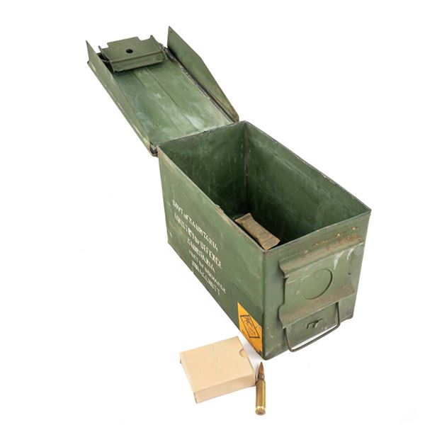 120rds 7.62x54R Ammunition In An Ammo Can