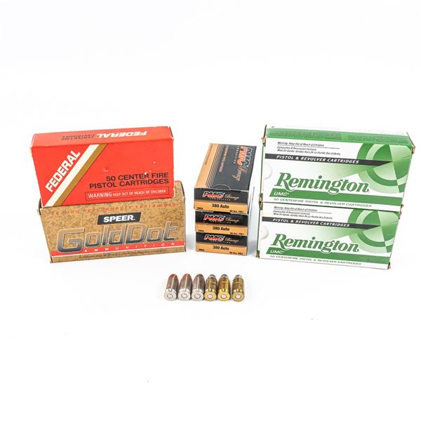 Pistol Ammunition-   150rds .45acp, 200rds .380acp