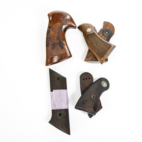 Vintage Pistol and Revolver Grip Lot