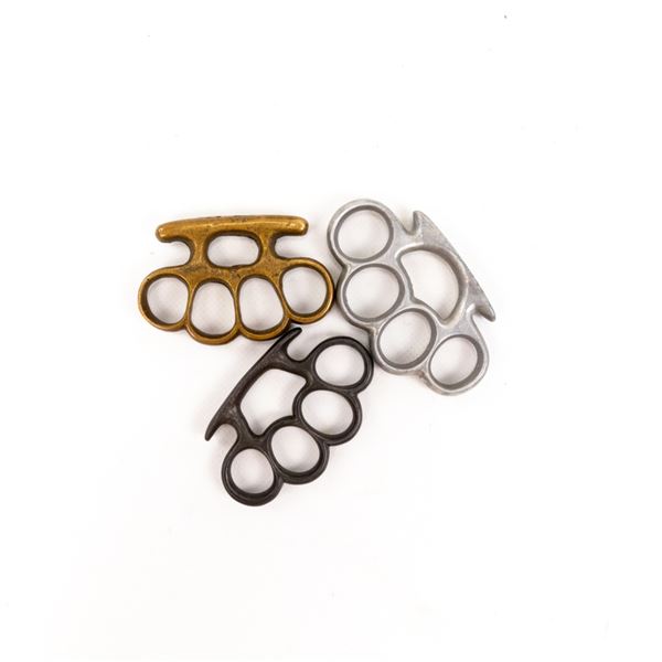 3 Sets of Antique "Brass" Knuckles