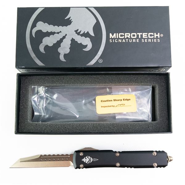 NIB Microtech Ultratech Warhound Auto Knife