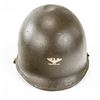 Image 2 : WWII US Army Colonel M1 Helmet-Front Seam