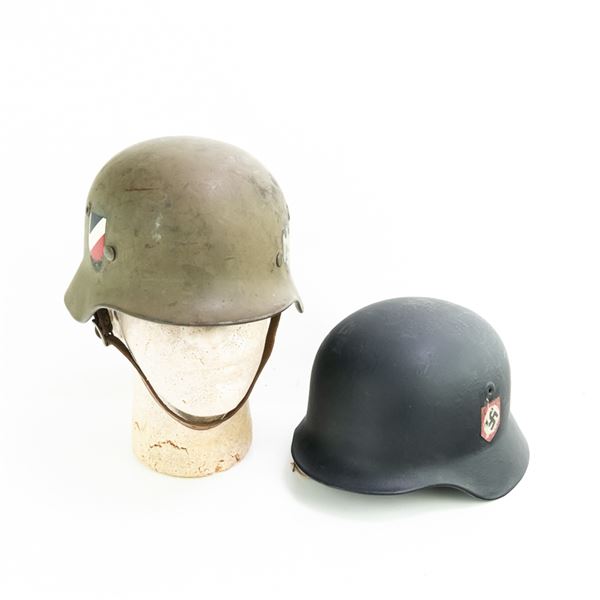 WWII German Helmet DAF SS Reissue Lot