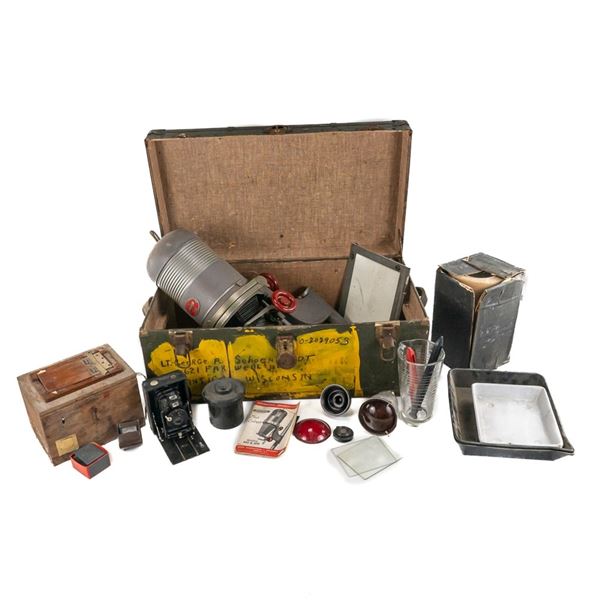 WWII Ferdinand Schattke 4x6 plate Camera Lot