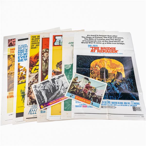 WWII War Movie Posters-James Coburn/Mitchum etc