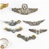 Image 7 : WWII & Later US Coast Guard, USAF Wings Pin Lot