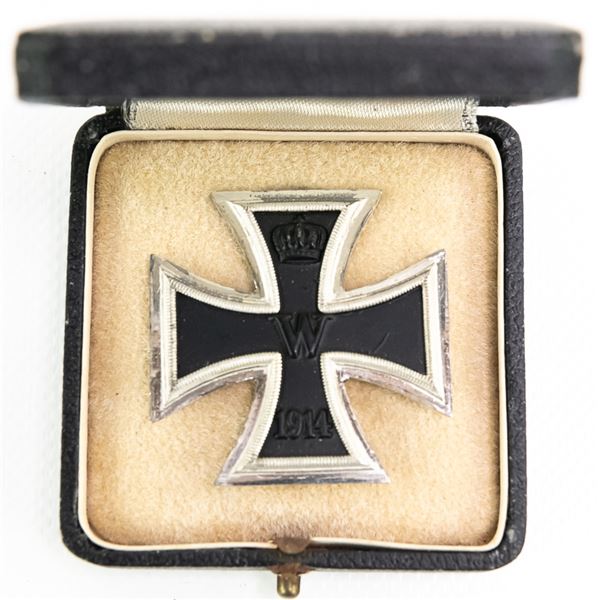 WWI German Iron Cross 1st Class In Case WWII Era