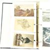 Image 2 : Big WWI WWII German US French Postcard Album