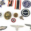 Image 8 : WWII German Medal Patch Hat Badge Lot