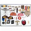 Image 1 : WWI WWII German US Pin, Medal, Decal NG Lot